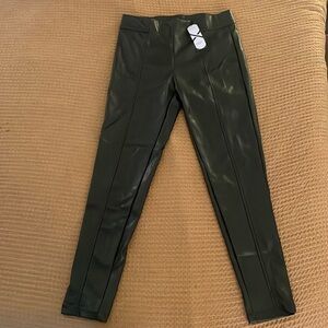 Faux leather pants (new with tags)